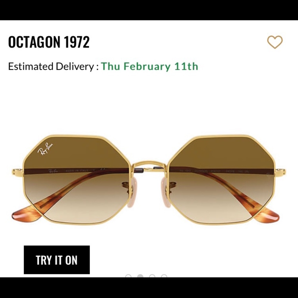 Ray-Ban Octagon 1972 sunglasses